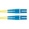 Panduit OS1/2 2-F 1.6MM PATCHCORD, RISER LC-LC DUPLEX YELLOW 4MT F92ERLNLNSNM004 - alternate 2